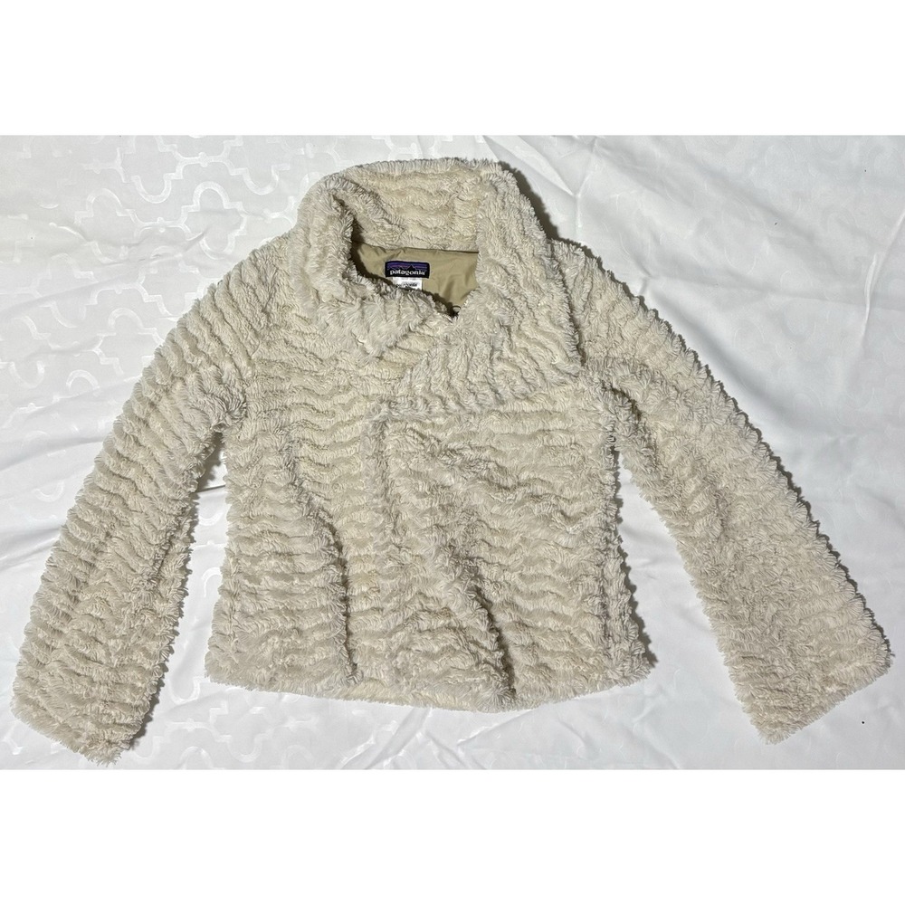 Patagonia Cream Plush Sherpa Jacket